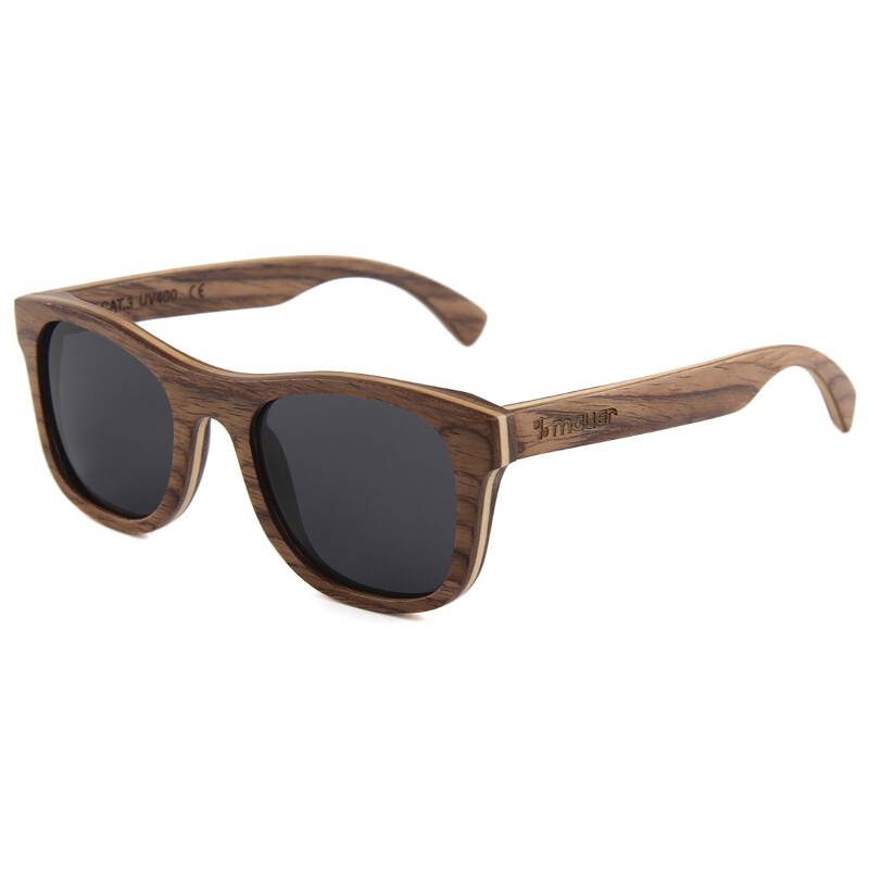 gafas de sol de madera cuney de madera de nogal